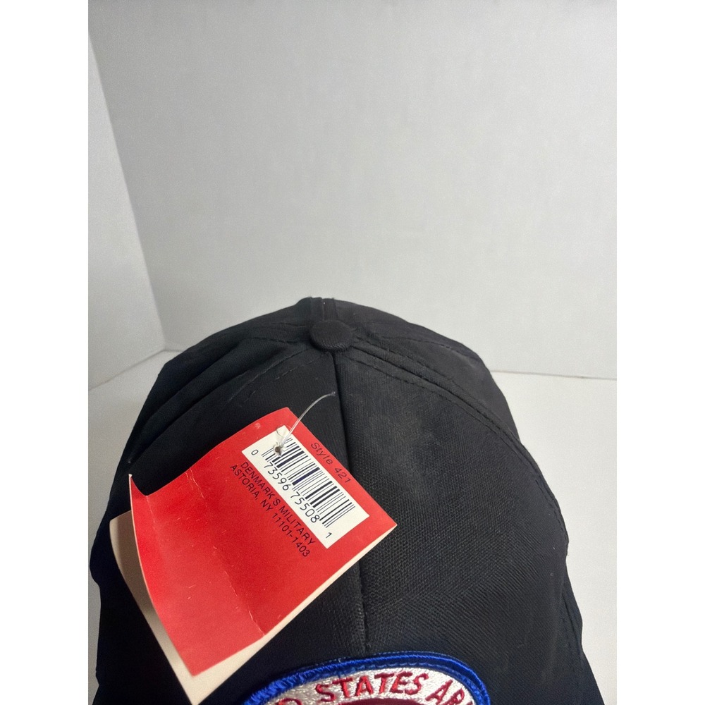 Vintage US Army Retired Snapback Hat Black Best Cap Made in USA Deadstock NWT - Picture 6 of 7